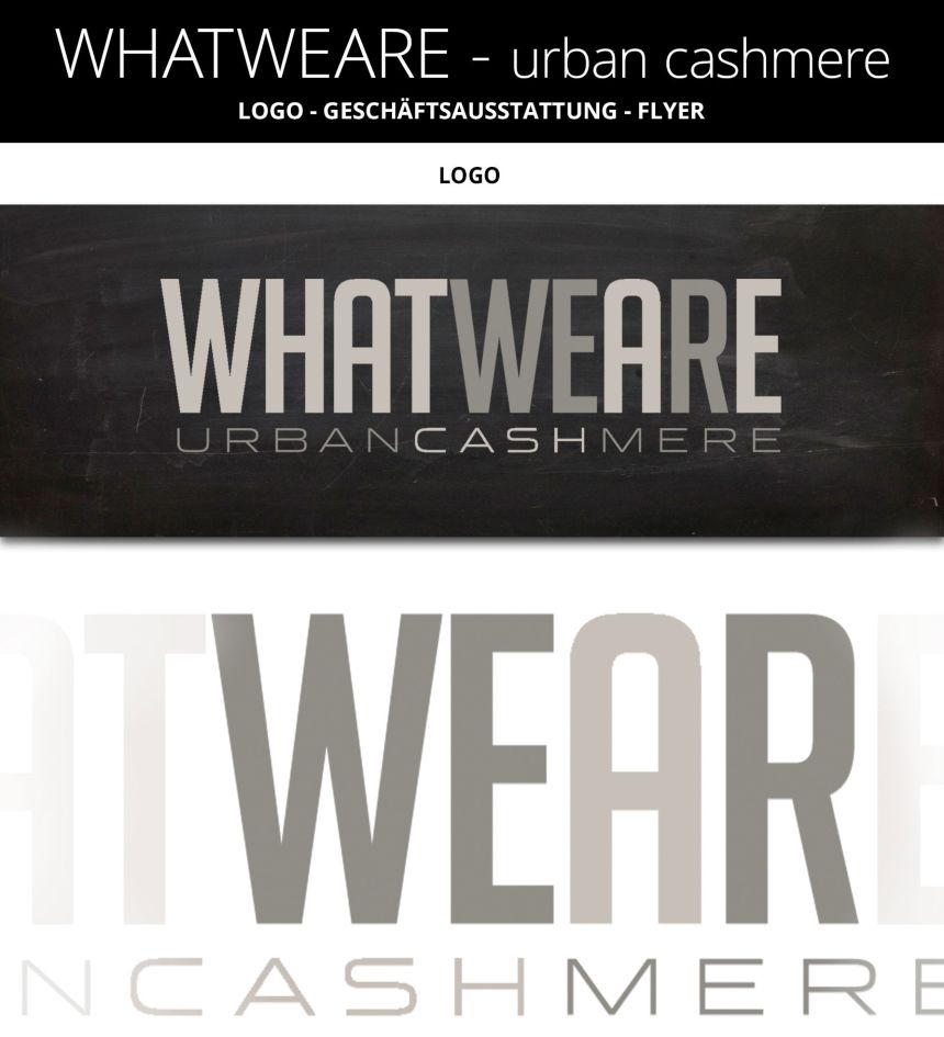 Logoentwicklung WhatWeAre